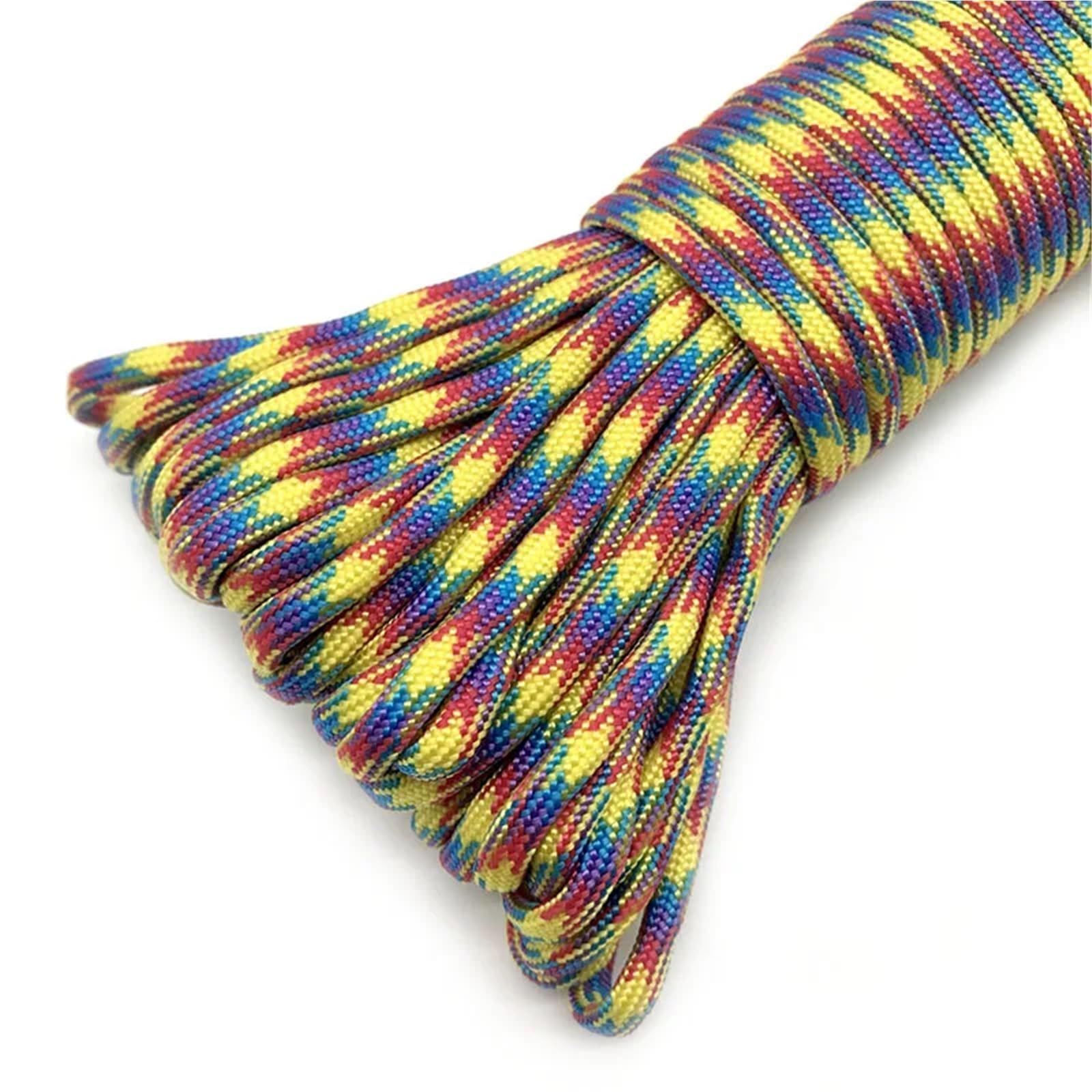 Paracord Paracord 550 Rope 7 Stand 100FT 50FT Cord Survival kit(07,5 meters)