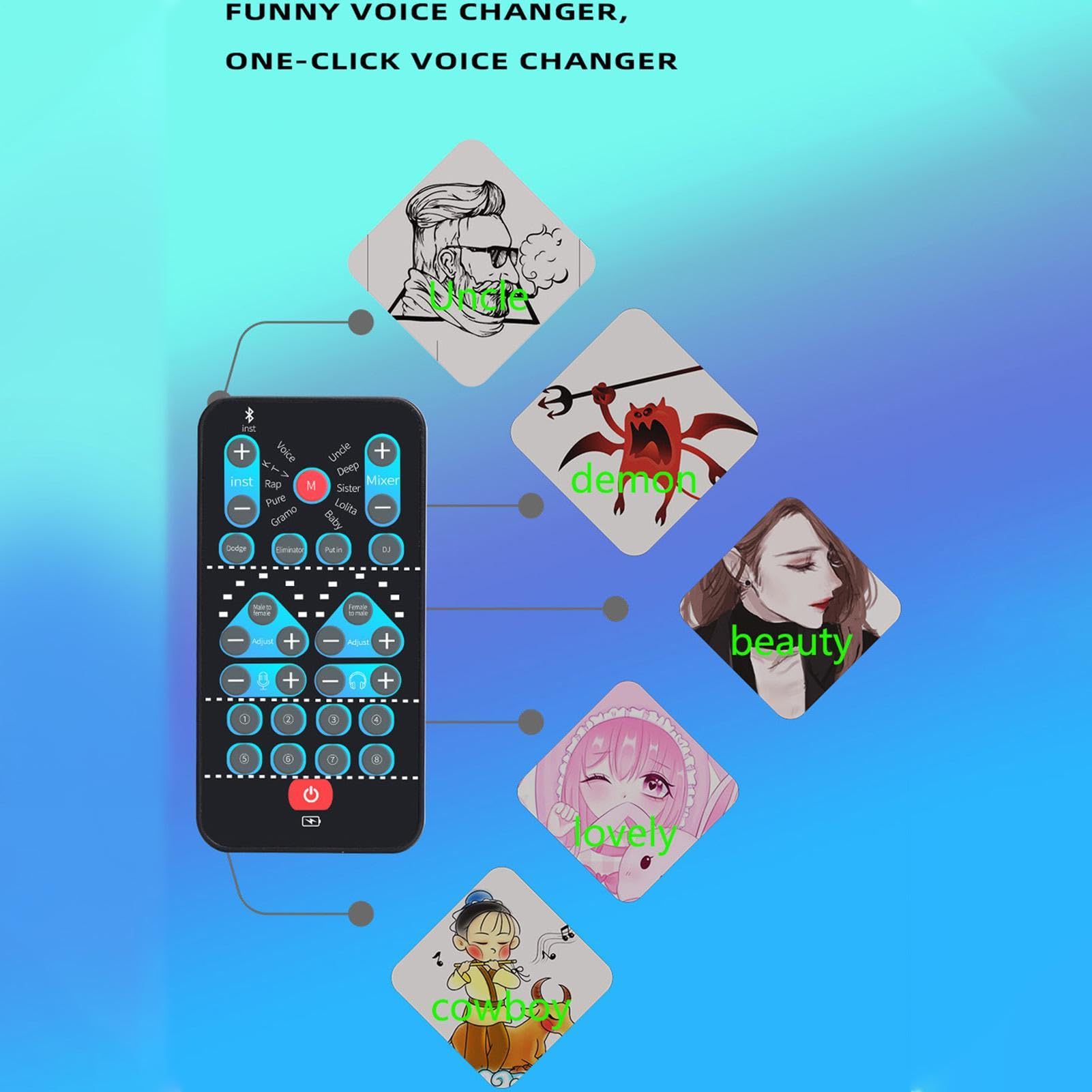 Changeur de voix portable | Disguisers vocaux Plug Play