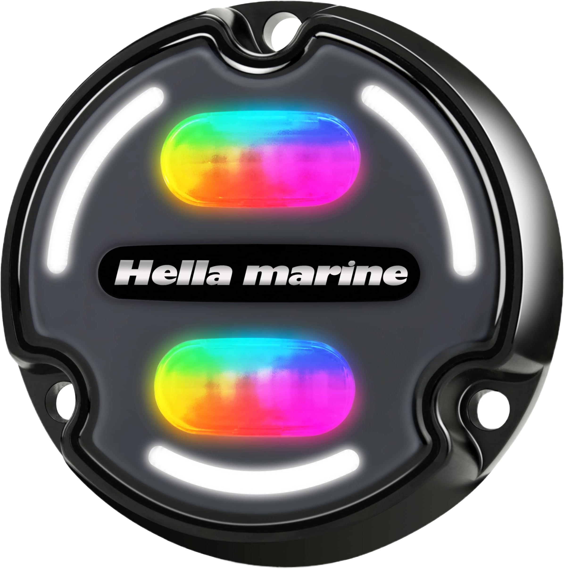 HELLA My Lights 016148-001 Marine A2 RGB Underwater Light - 3000 Lumens - Black Housing - Charcoal Lens W/Edge Light