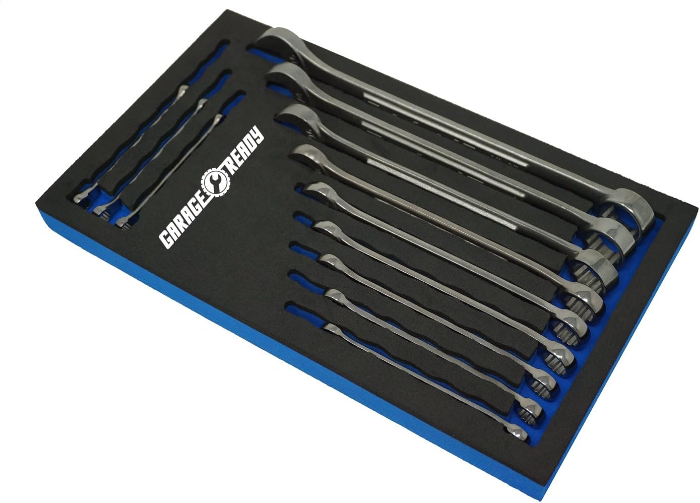 Garage Ready Wrench Organizer Tray (Blue/Black)