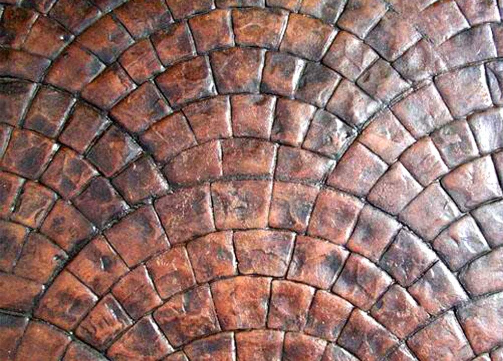 Polyurethane Mat Stamp FAN | Texturing Pattern Decorative Concrete Cement Imprint Texture Stamping