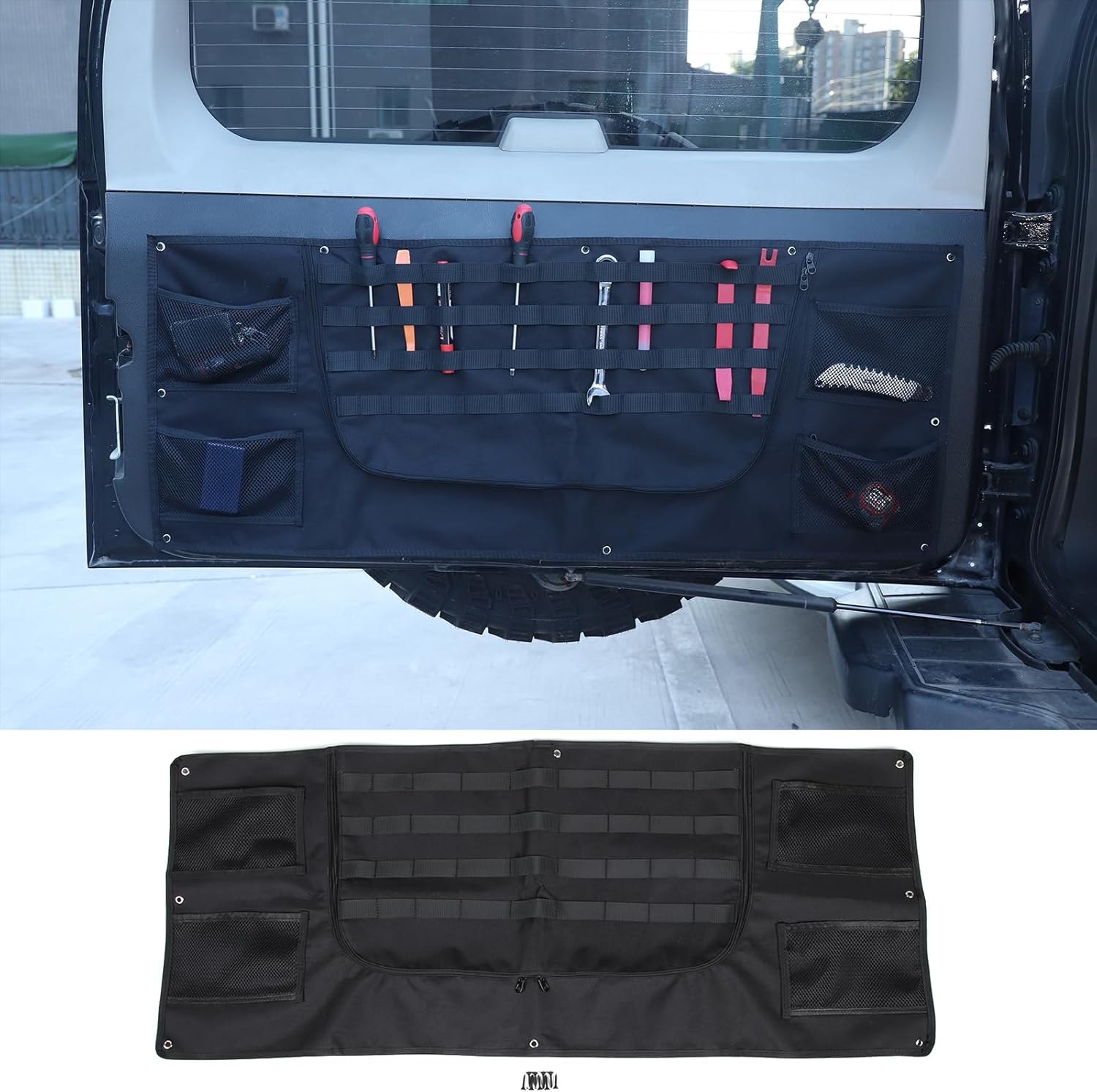 PIUGILH Tailgate Storage Bag Cargo Organizer Compatible with Hummer H3 2005 2006 2007 2008 2009 Interior Accessories