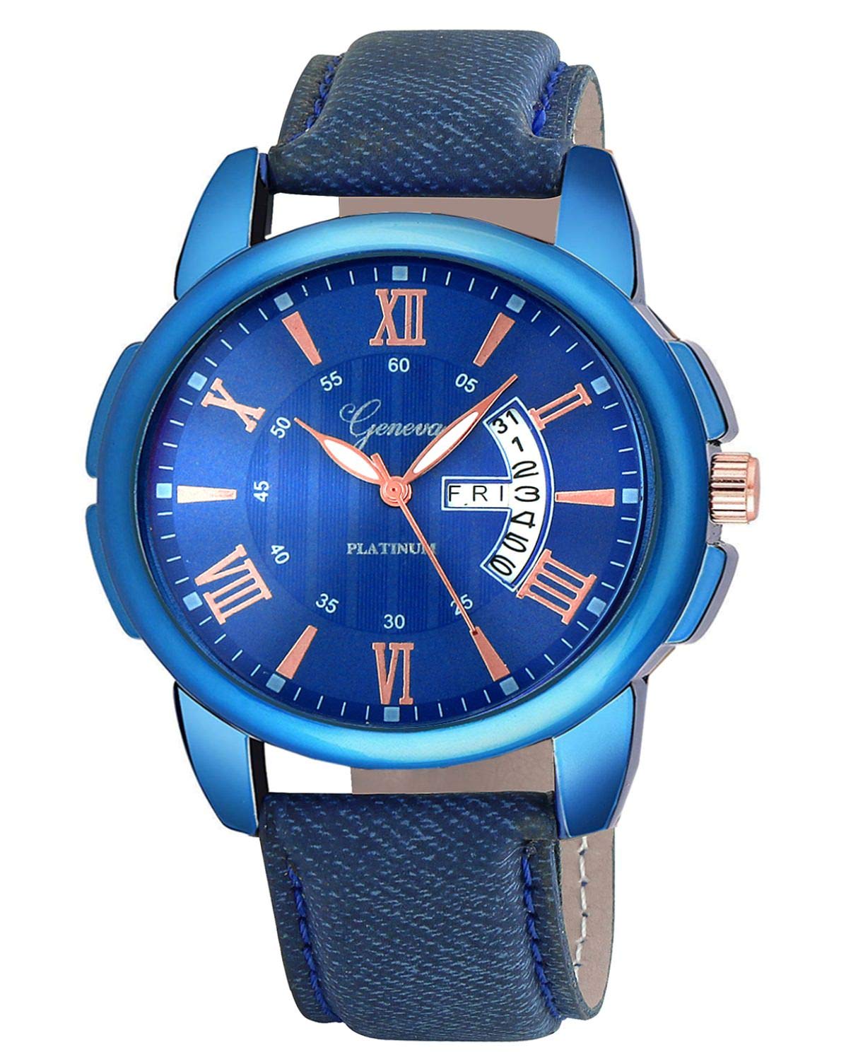 Geneva Platinum Analog Blue Dial Mens Watch - (GP-441) (B07KJJ3NMC) Amazon Price History, Amazon Price Tracker
