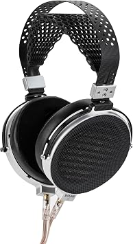 MOONDROP SKYLAND Open-Type Monitor Headphones, 3.9 inches 100 mm Flat Drive Unit, 500 nm Ultra Thin Diaphragm, FDT Full Drive Technology, TBT Secondary Stress Balancing Technology, Integrated Driver Housing Construction, Carbon Fiber Headband