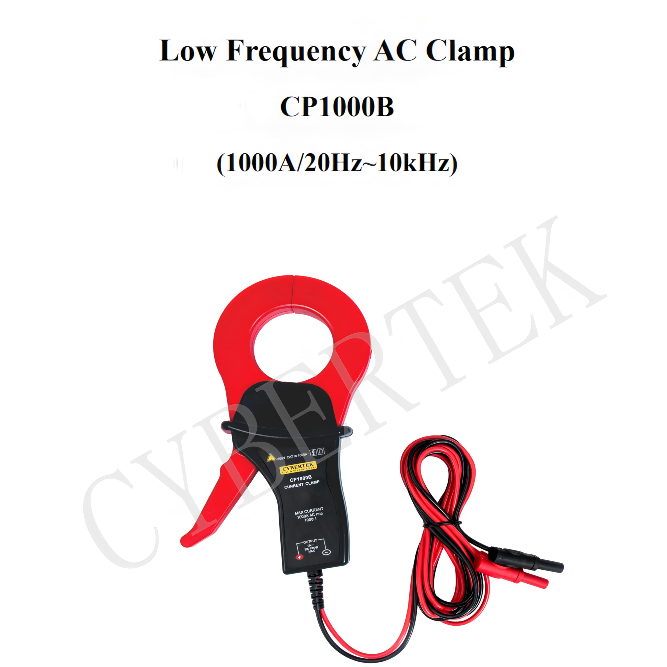 CYBERTEK Zhiyong Oscilloscope Current Probe High Frequency AC Current Probe CP1000A CP1000B 100kHz/10kHz Continuous Current 1000Arms with its Standard BNC Output Connector(CP1000B 1000A 10kHz)