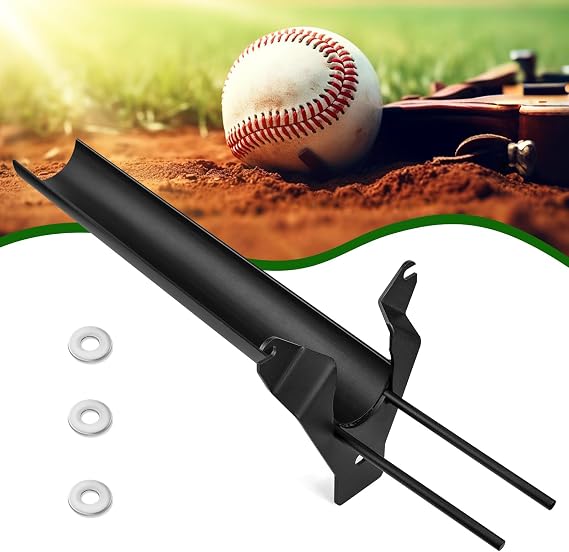 Extended Pitching Machine Chute Compatible with Hack Attack Pitching Machine, Attachment for Baseball Swing Training, Improve Timing for Batters