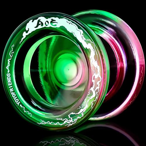 Miniatura 14 de 7YO Yoyo profesional para niños de 8 a 12 años, Yoyo X8 sensible con modos duales para principiantes + rodamiento KK, 10 cuerdas de yo, funda,