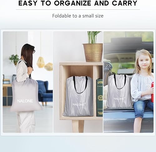 Miniatura 6 de nalone Colchón de aire Queen con bomba integrada, colchón inflable, cama de aire portátil elevable de 18 pulgadas, colchones inflables rápidos