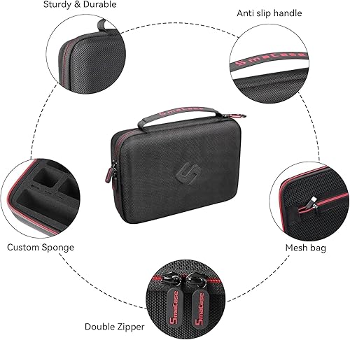 Miniatura 4 de Smatree Estuche rígido de transporte de 3.6 L compatible con DJI Osmo Pocket 3Osmo Pocket 3 Creator Combo Accesorios Solo funda