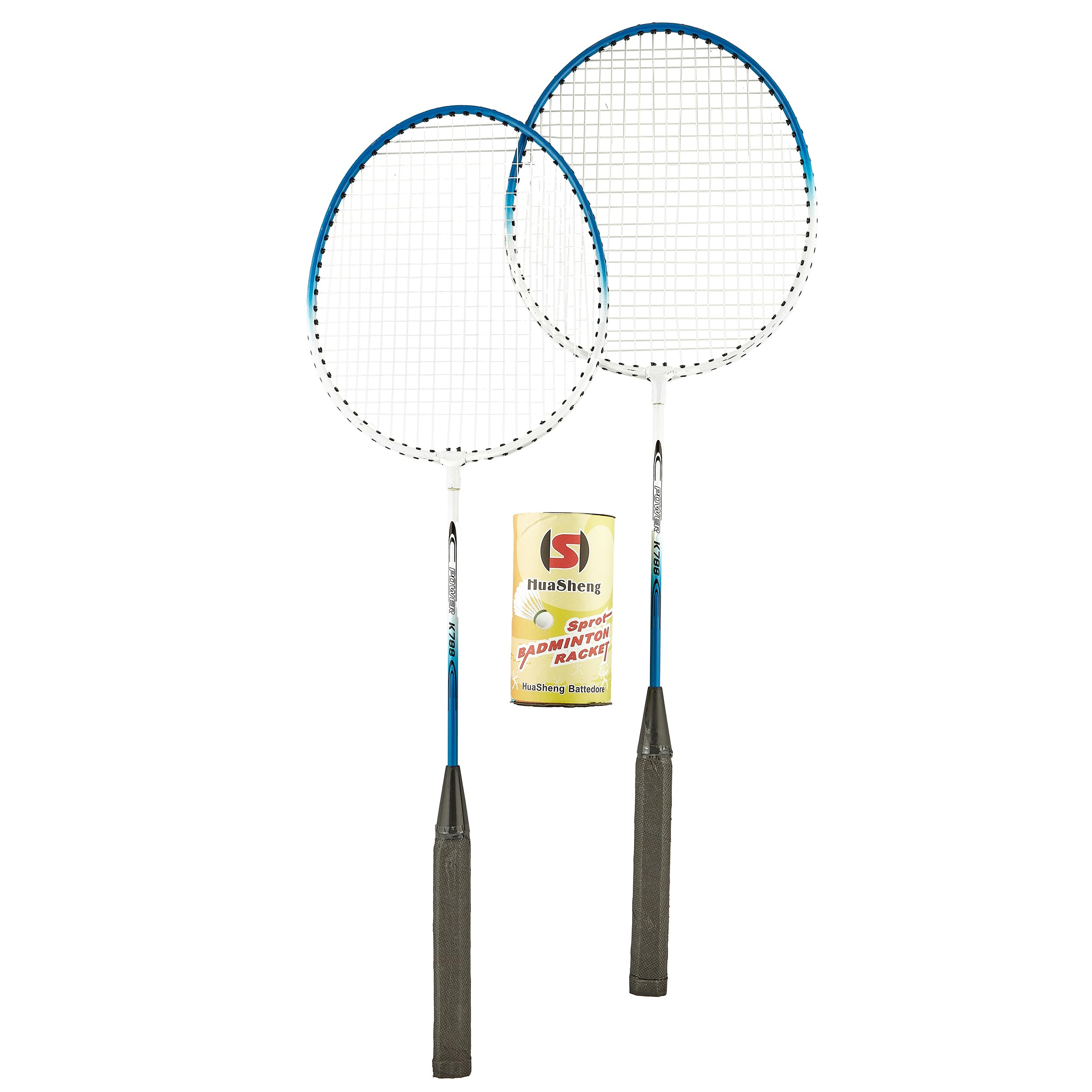 Set de bádminton de Plumas con 2 Raquetas, 3 Plumas y Funda