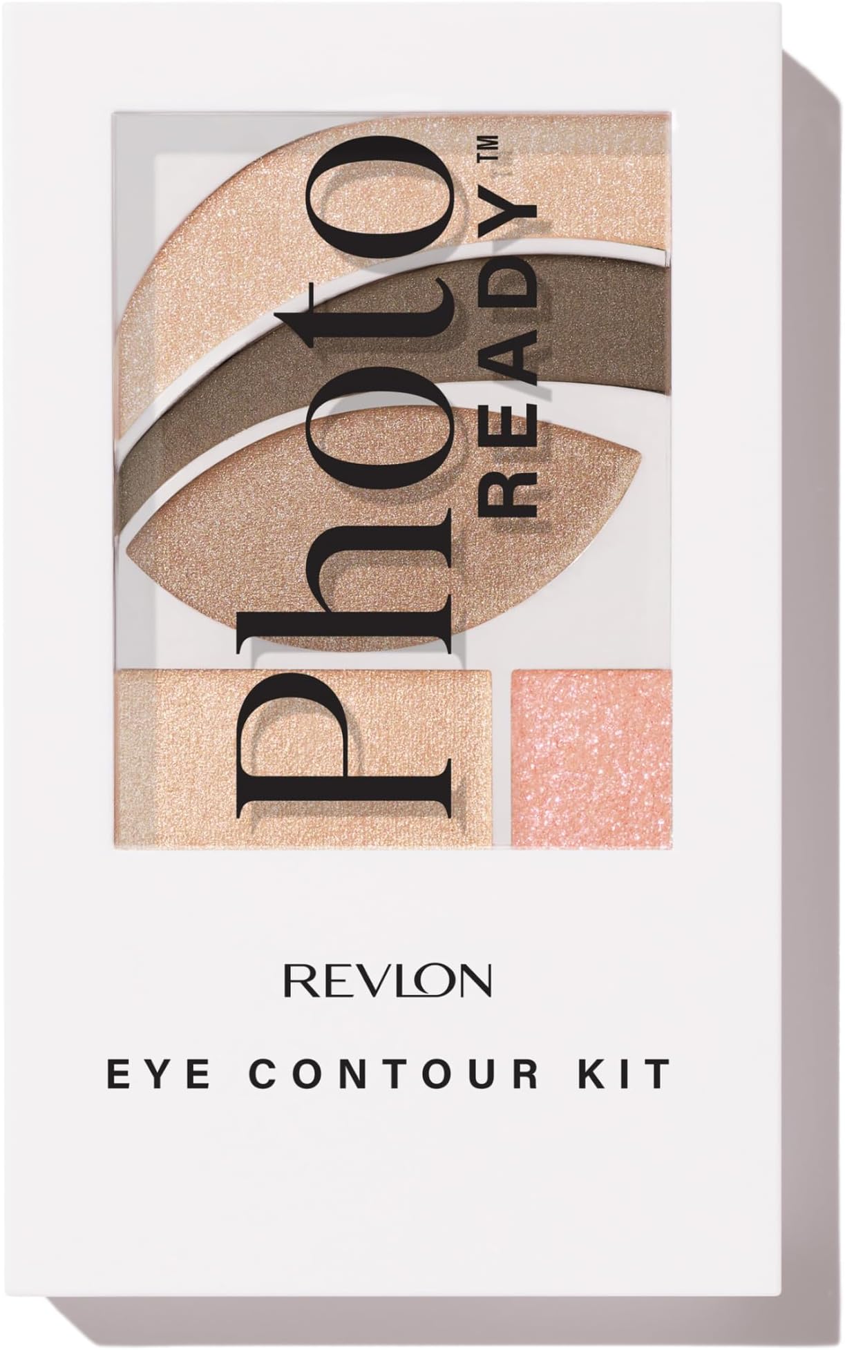 PhotoReady Eye Contour Kit Neutral Eyeshadow Palette, Wet/Dry Shimmer, 5 Shades, Double-Ended Brush, PACKAGING MAY VARY, 505 Impressionist, 0.1 oz