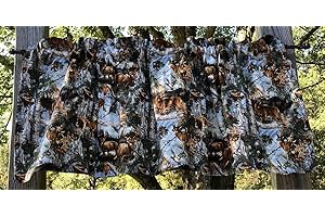 Woodland Wildlife Camouflage Curtains for a Nature-Inspired Haven