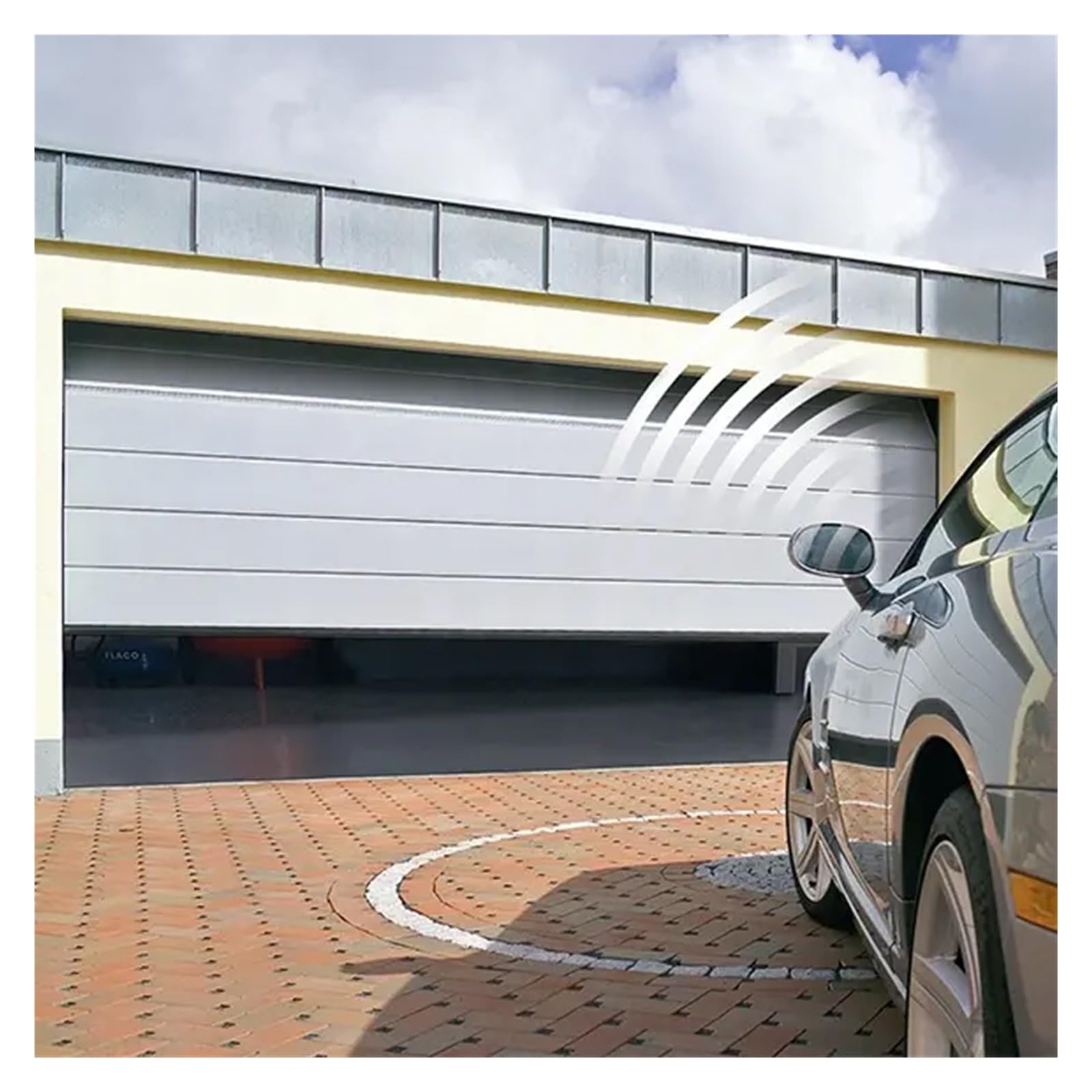 Placa de circuito para motor de puerta Motor de puerta de garaje seccional automático inteligente Universal con respaldo de batería de Control remoto y de elevación rápida Para fábricas, escuelas y re
