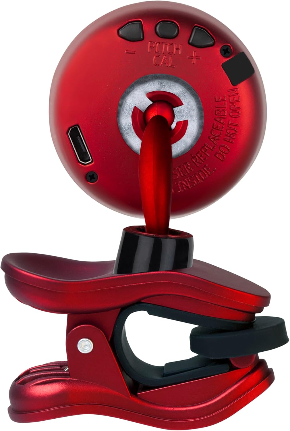 Snark SIL-RED Silver Snark Chromatic Tuner Red image 3
