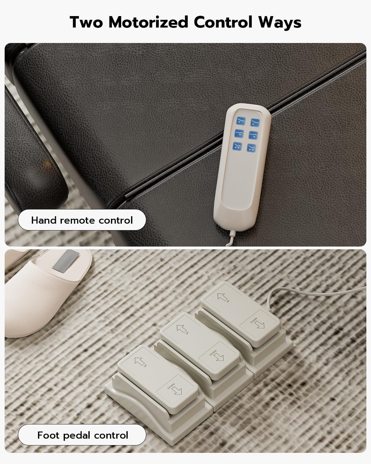 SyyBhb Fully Electric Massage Table Professional with Foot Pedal for Clients, Customized Angle Adjustable and Electric Lift 3 Motor, Heavy Duty Frame, Exam/Treatment/Spa/Tattoo/Facial, Black