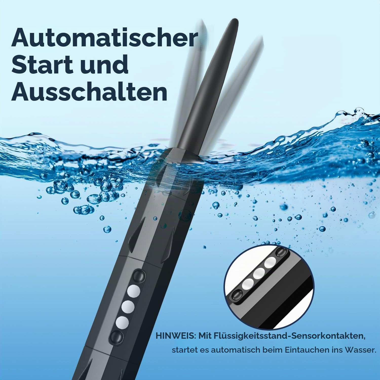 Roboter Smart Lure Bait Fishing Electric Lures USB Rechargeable Wobbler Swimbait Fishing Tackle Lifelike Action for Barsch, Forelle, Hecht, Lure Zombie Fish & Dead Fish Revival Tech Freshwater