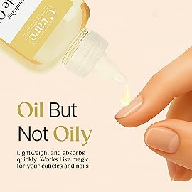 C CARE Sweet Almond Cuticle Oil For Nails - Repairs Cuticles Overnoght - Moisturizes and Strengthens Nails and Cuticles - 8oz