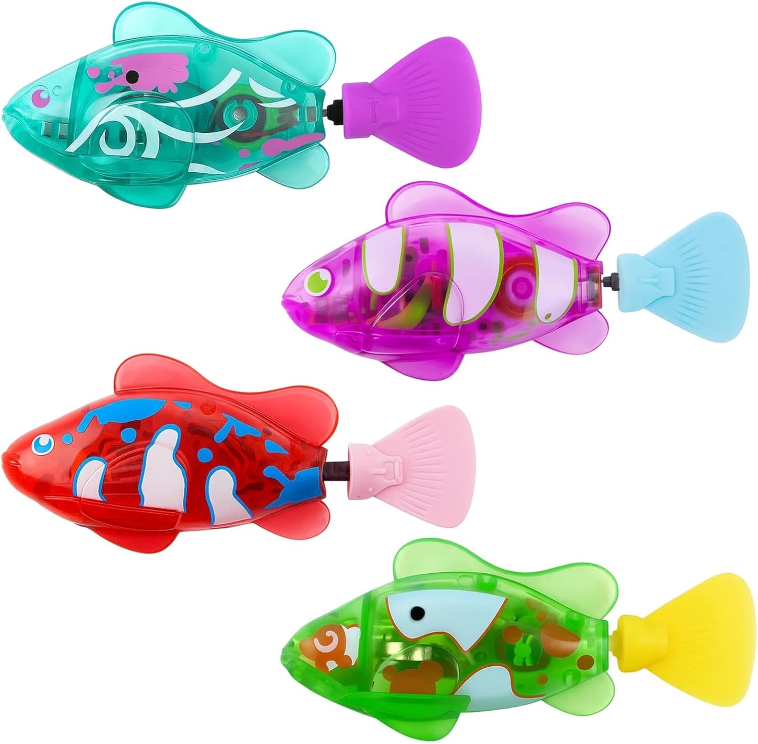 Peces Robot para Mascotas, Juego de 4 unidades