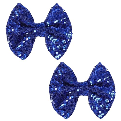 Miniatura 9 de Love Fairy - Horquilla con lazo con brillantina, una pinza para el cabello con lazo de lentejuelas brillantes, 5 pulgadas, perfecta para niñas,