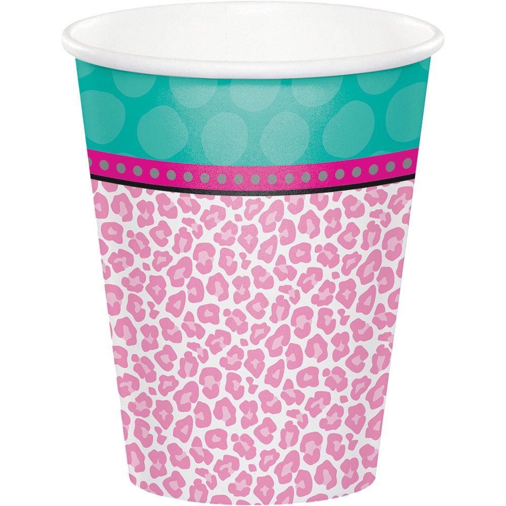 Creative Converting 317280 Bicchieri di carta caldo/freddo, 96 pezzi, 255 ml, per feste termali