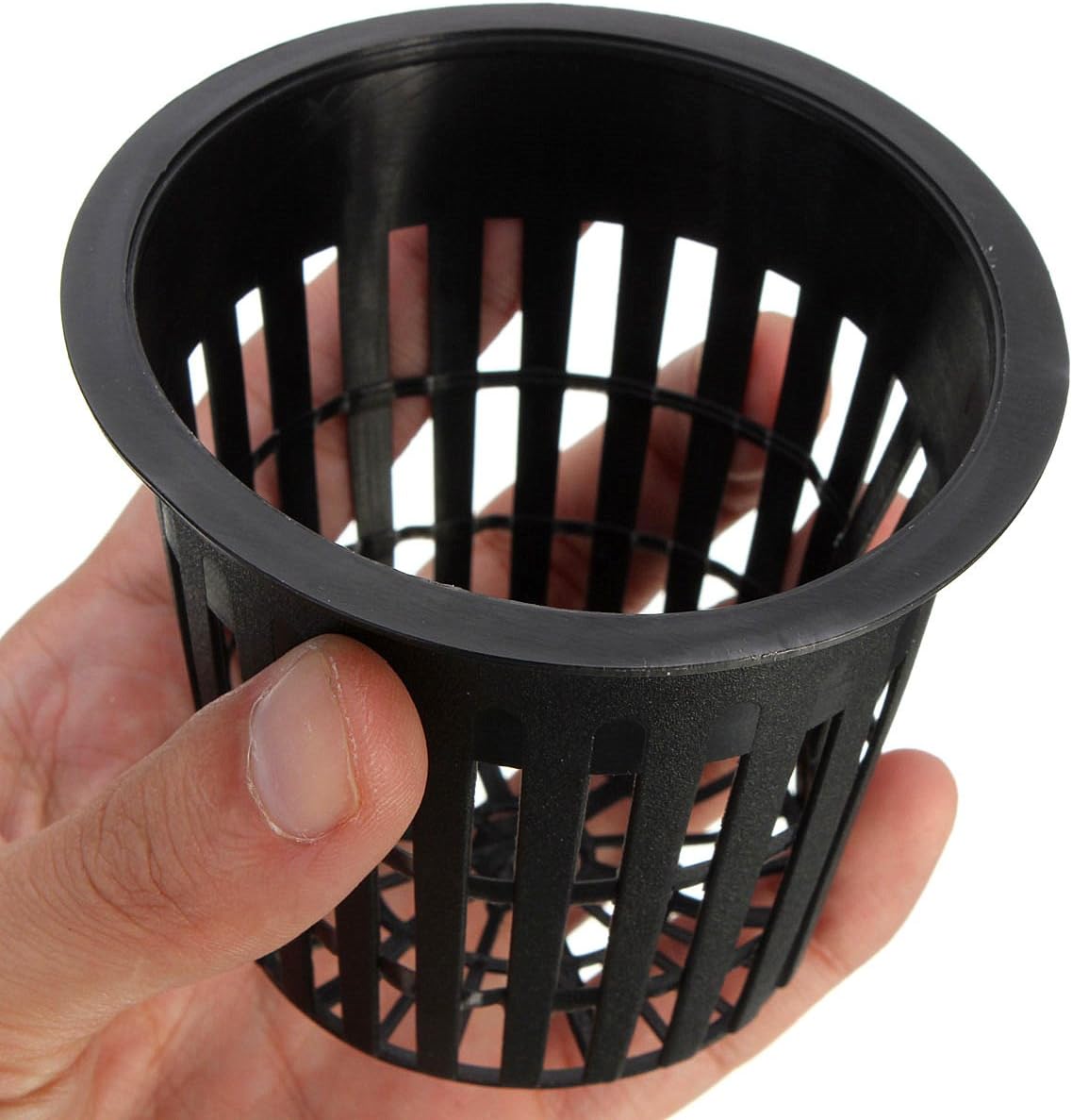 Premium Net Pots: 50-pack. 3-inch net cups, for hydroponics, aquaponics and orchids.