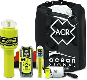 ResQLink View GPS PLB & ResQFlare USCG Approved Electronic Distress Flare Premium Safety Kit