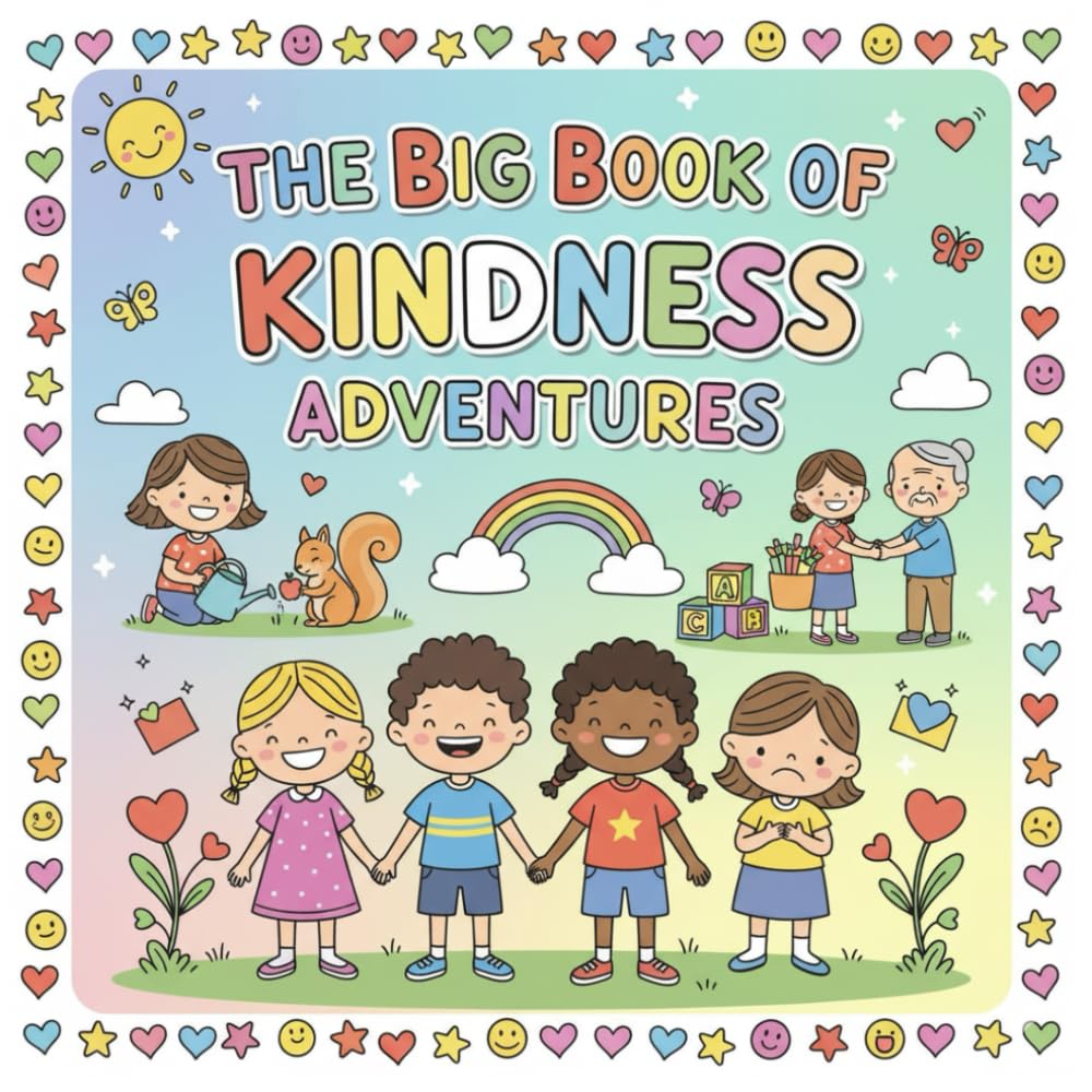 The Big Book of Kindness : Be Kind and Color: Coloring book that teaches children the beauty of kindness