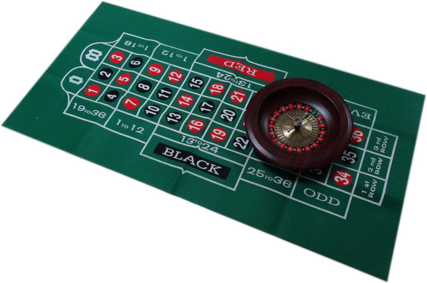 Zidao Tapis de Table de Tapis Roulette, Feutre pour Vrai Jeu de Casino ...