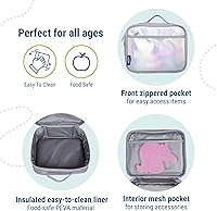 Vista 4 de Wildkin Lonchera para niños con aislamiento – Durable y reutilizable para la escuela y los viajes - Holográfica