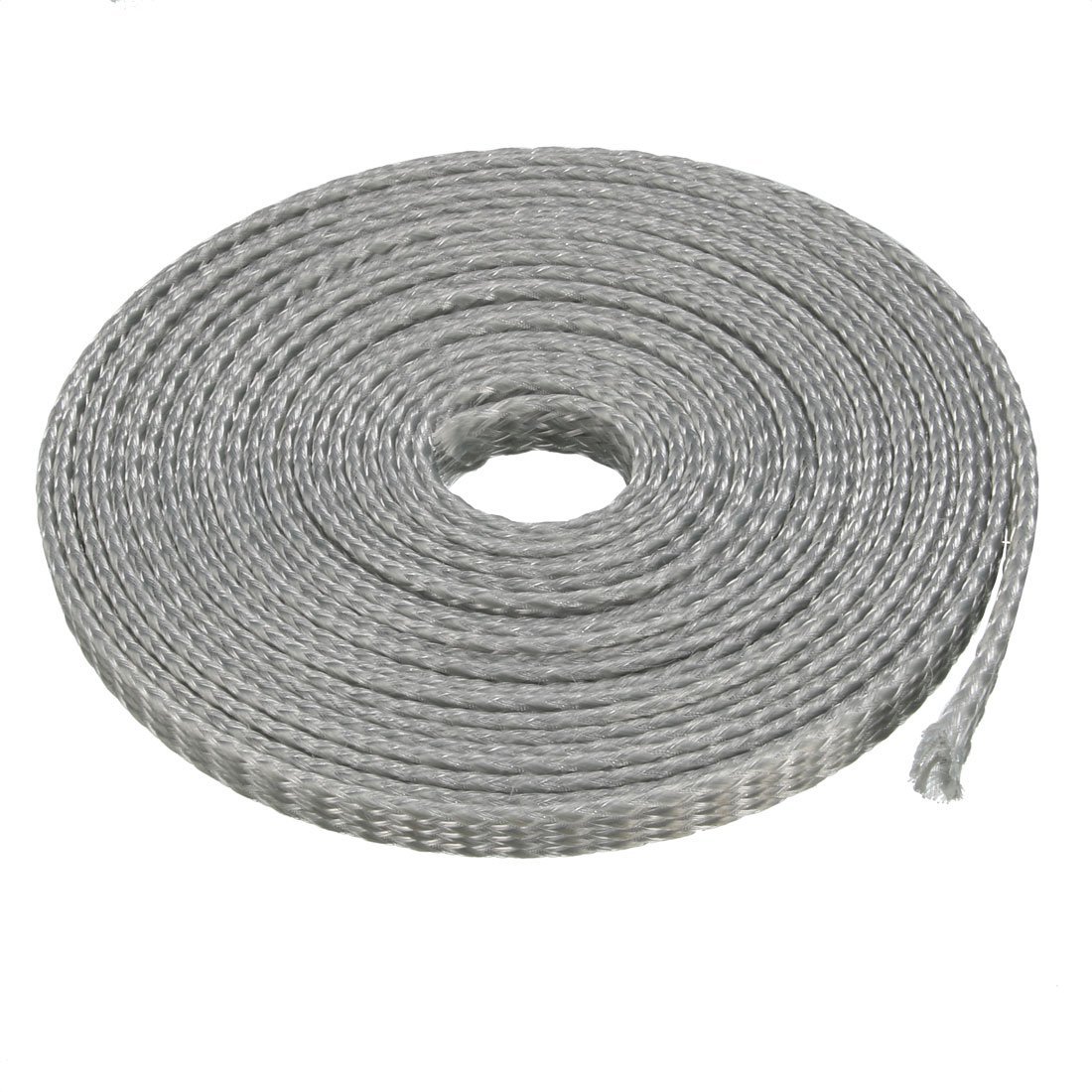 KTM Healthcare® 8mm Dia PET Expandable Wire Tight Braided Cables Sleeving Harness Lot Gray 10M-image-49