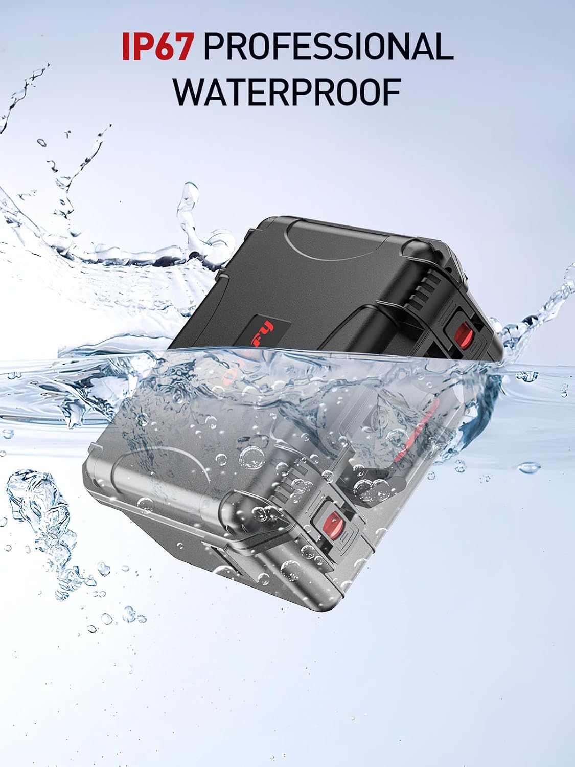 Card Storage Box for Graded Sports Cards – Waterproof Protective Case for PSA, CGC, BGS Slabs, Toploaders, and Magnetic Holders, Holds 600+ Cards, Ideal for Baseball, Basketball (Black-2)