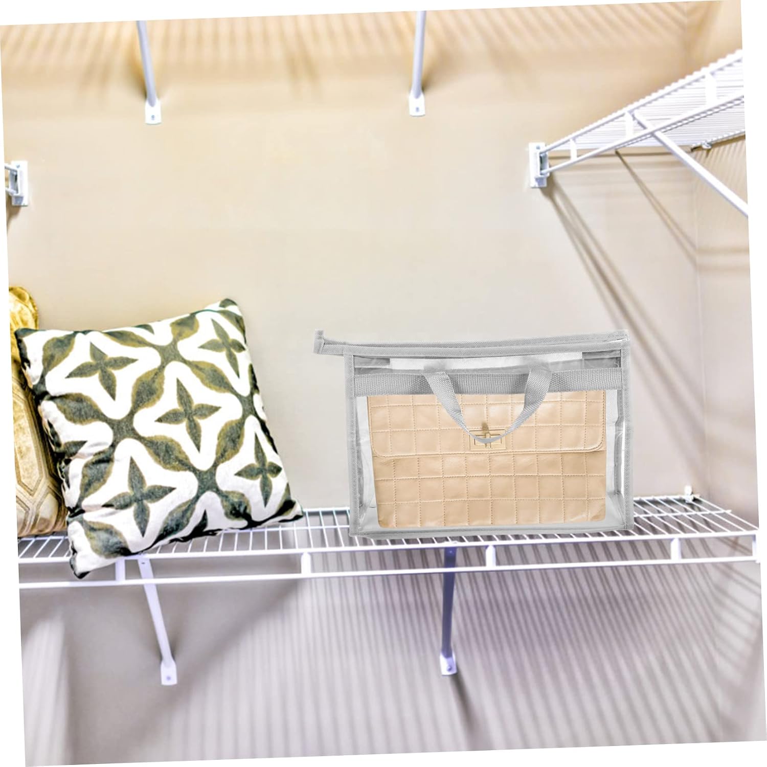 Ipetboom Transparent Handbag Storage Organizer Bag Covers and Reusable Protector for Handbags Toys and Accessories for Closet Organization and Sun image 2