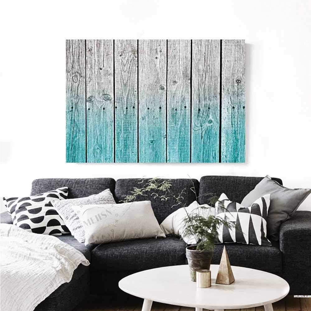 Rustic Canvas Wall Art Wood Panels Background with Digital