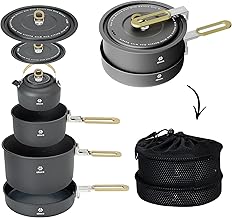 Alocs Portable Camping Cookware Set