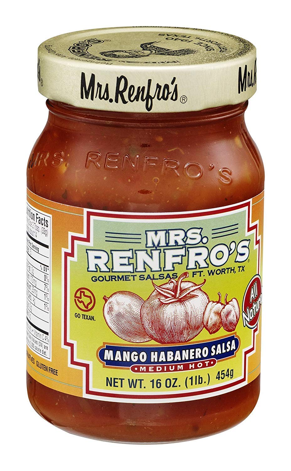 Salsa Habanero Mango Mrs Renfro