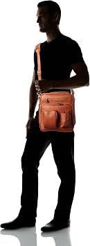 Jumbo Man Bag, Saddle, One Size