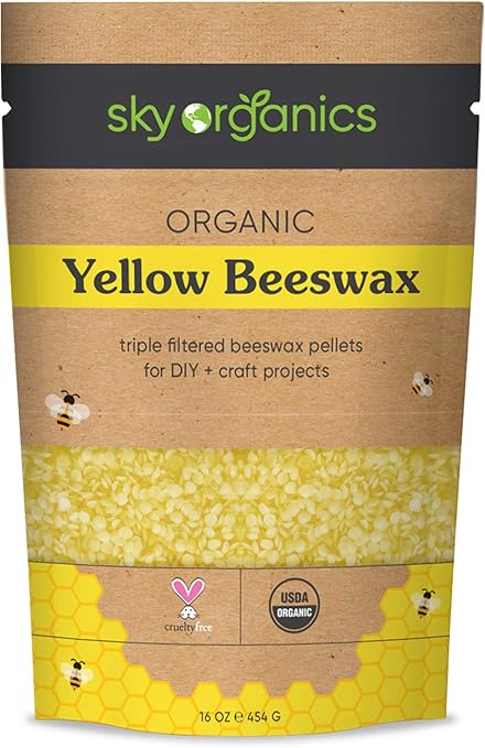 Amazon Co Jp Sky Organics オーガニックイエロー蜜蝋ペレット 1ポンド 100 純usdaオーガニック蜜蝋 無農薬 トリプルフィルター 簡単溶解蜜蝋 Diyキャンドル スキンケアリップクリーム用 おもちゃ