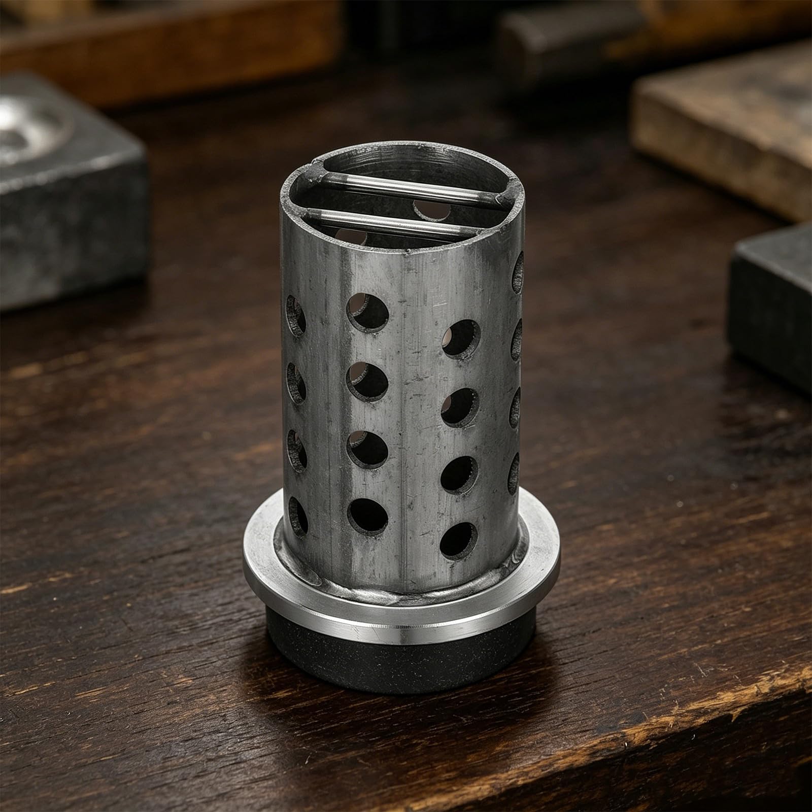 Moule de Fabrication Perforé à Fond Rond pour Bijoux 6x3 Pouces