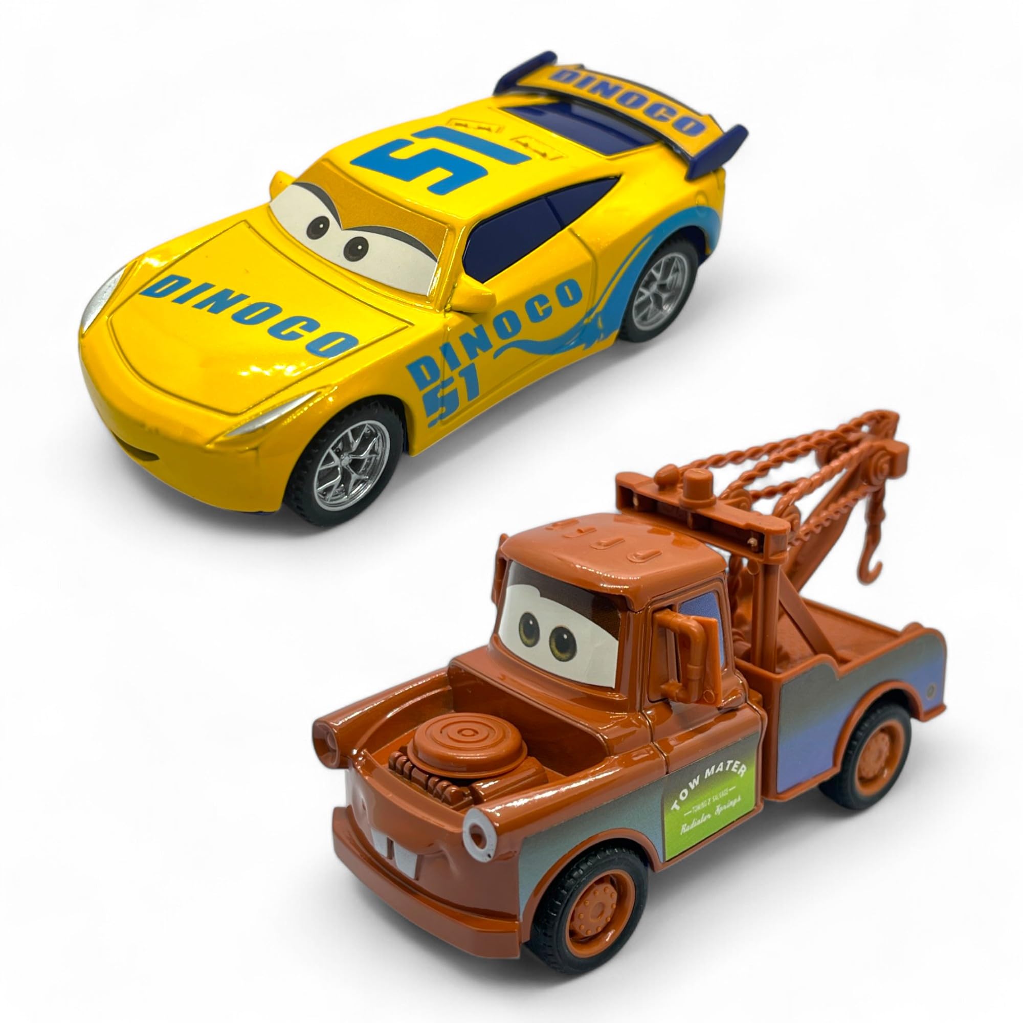 Die-Cast Car Toy for Kids - Set of 2 Pcs - Cars Movie – Cruz Ramirez & Smokey | Premium Collectible Car Metal | Durable Toy for Boys & Girls for Kids & Collectors (Cruz Ramirez & Smokey)