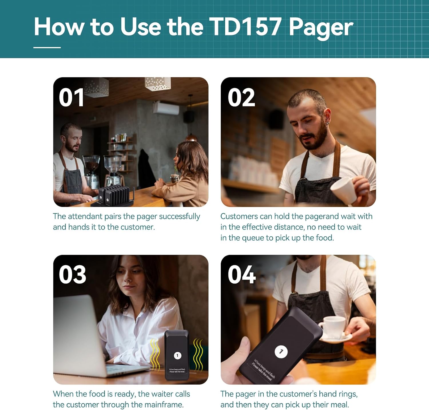 How to use the Retekess TD157 Pager system