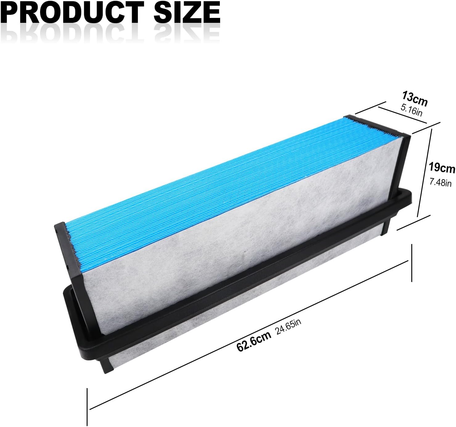 Engine Air Filter Compatible With Freightliner Cascadia 2018 2019 2020 2021 2022 2023 03-42776-010 0342776010