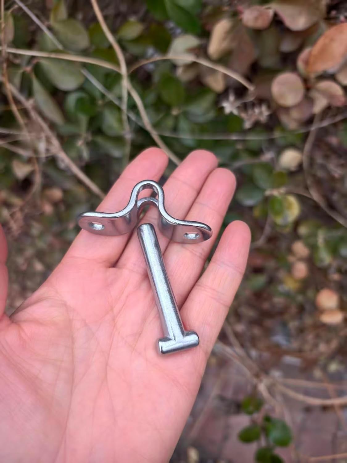 Stainless Steel 316 T Toggle Terminal End Fitting for 1/8", 3/16,1/4 Wire Rope Surface Mount Swivel Toggle (3/16 Cable)