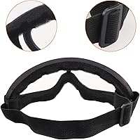 Vista 8 de AOUTACC Airsoft - Juego de equipo de protección, máscara de malla de media cara con protección para los oídos y gafas tácticas para adultos, hombres
