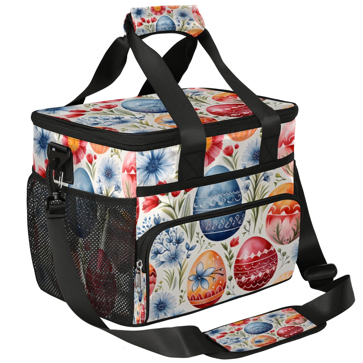 Insulated Picnic Backpack Lunch Box for Women Men Picnic Basket Tote Lunch Bag Picnic Bag Portable Lunch Bags for Picnic, Beach, Work, Trip,Office, Camp Eggs Easter Day