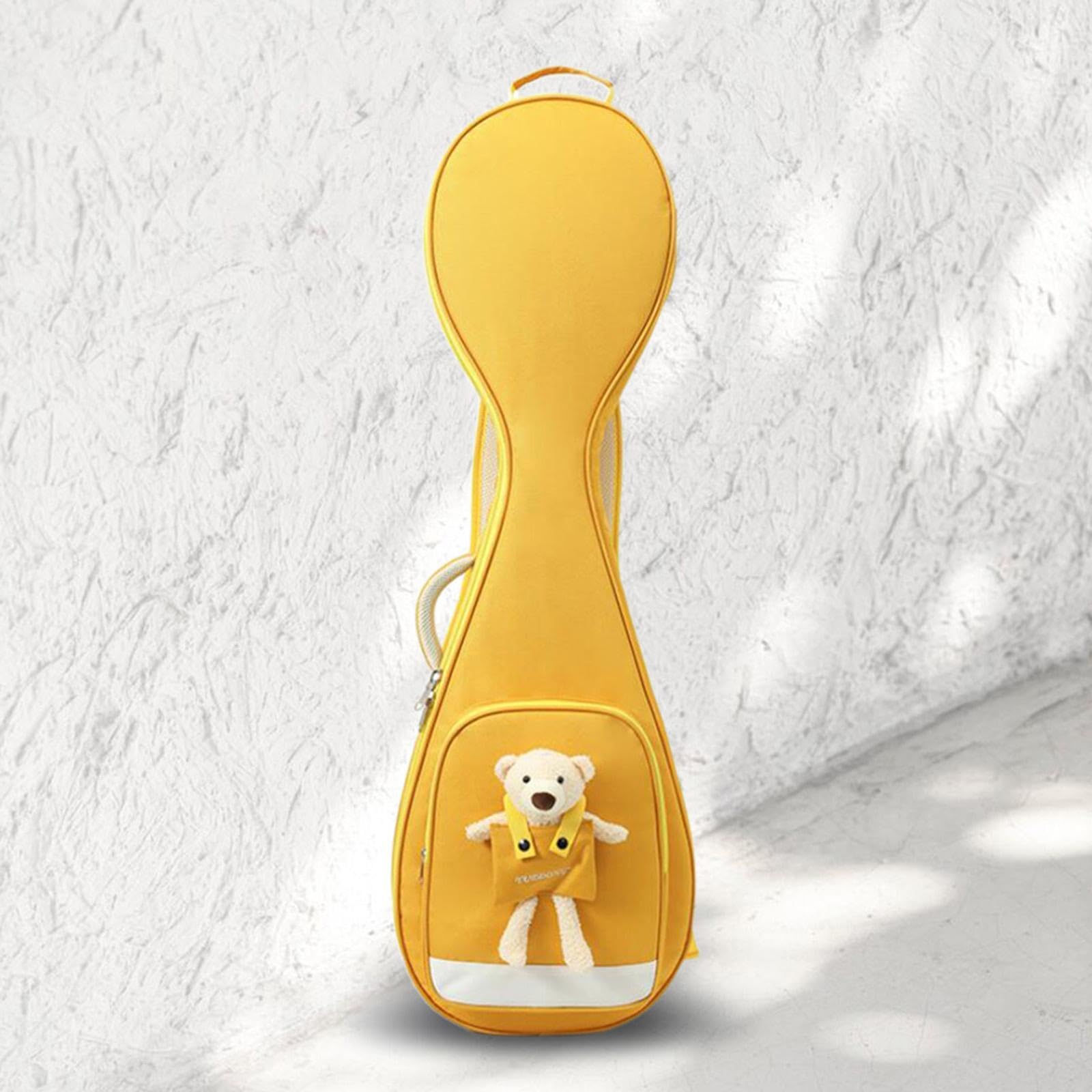 Baoblaze Funda de Transporte para Instrumento Chino de Cuerda, Diseño Moderno Y Funcional, amarillo