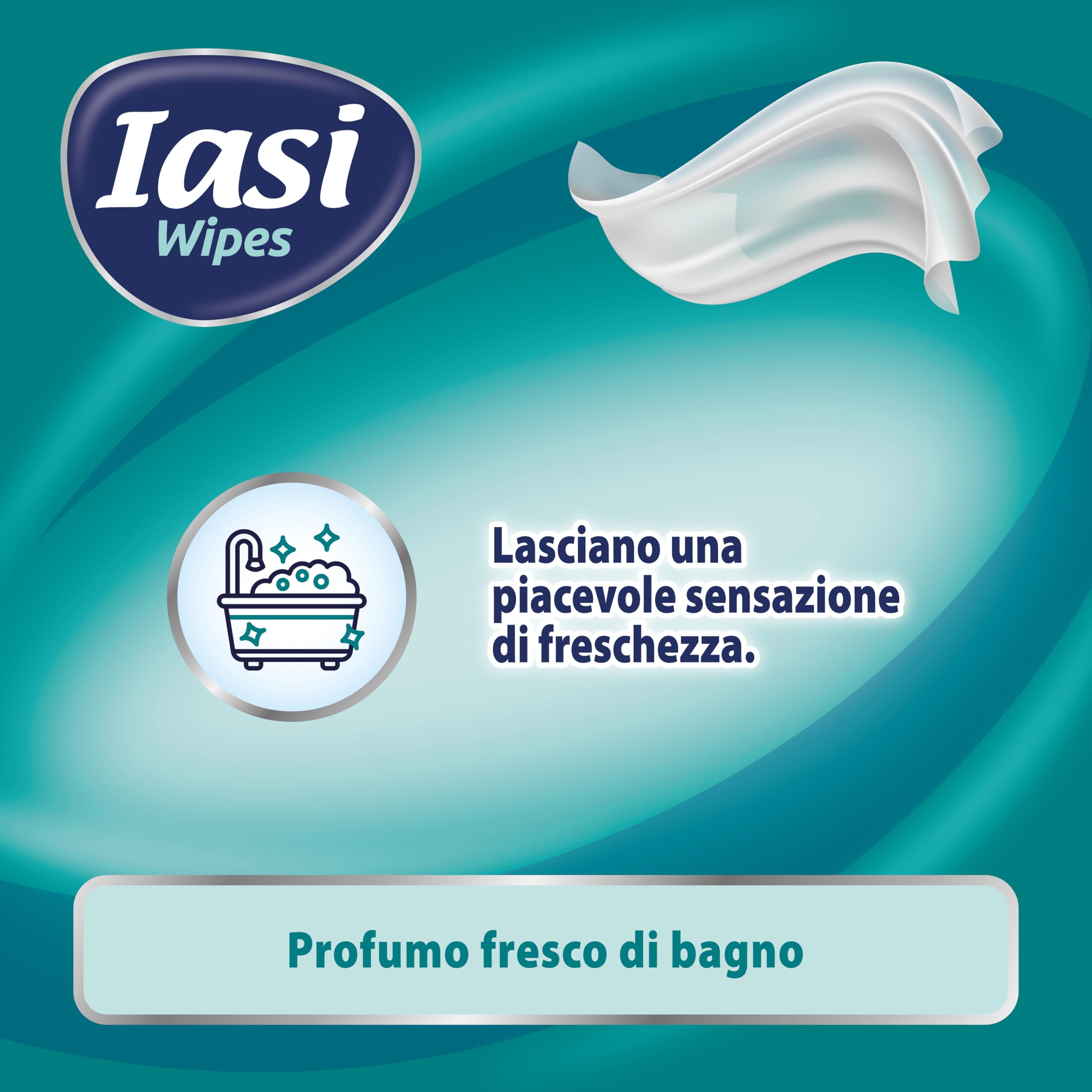 IASI Salviette Umidificate XL per Adulti, Ripristinano il PH naturale della pelle, Igiene Intima e Corpo, Senza Risciacquo, 864 unità