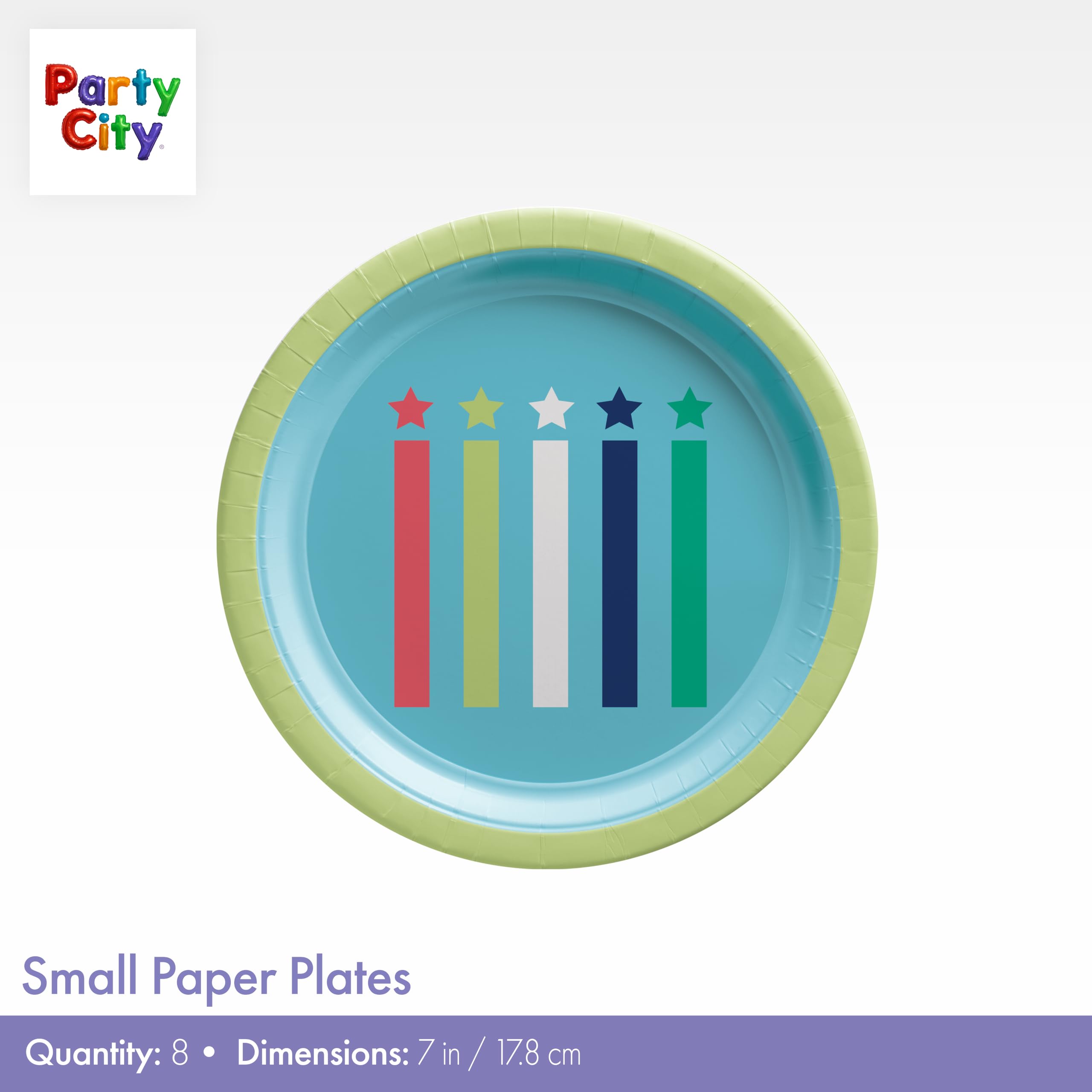 Party City Set da tavola moderno per 8 persone