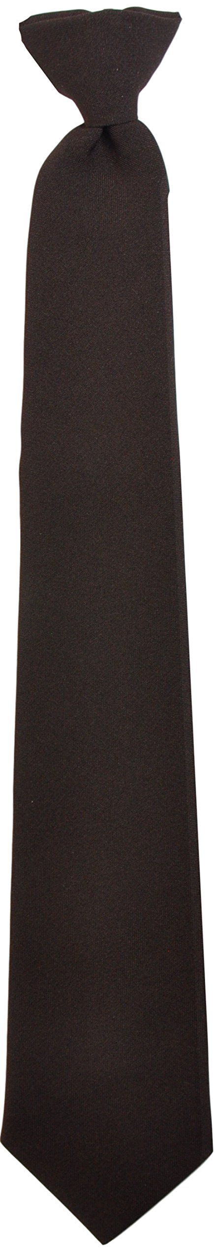 Gravata Com Clip De Segurança HWC - 7.6cm Largura, 50cm Comprimento - Policial E Segurança - Preto