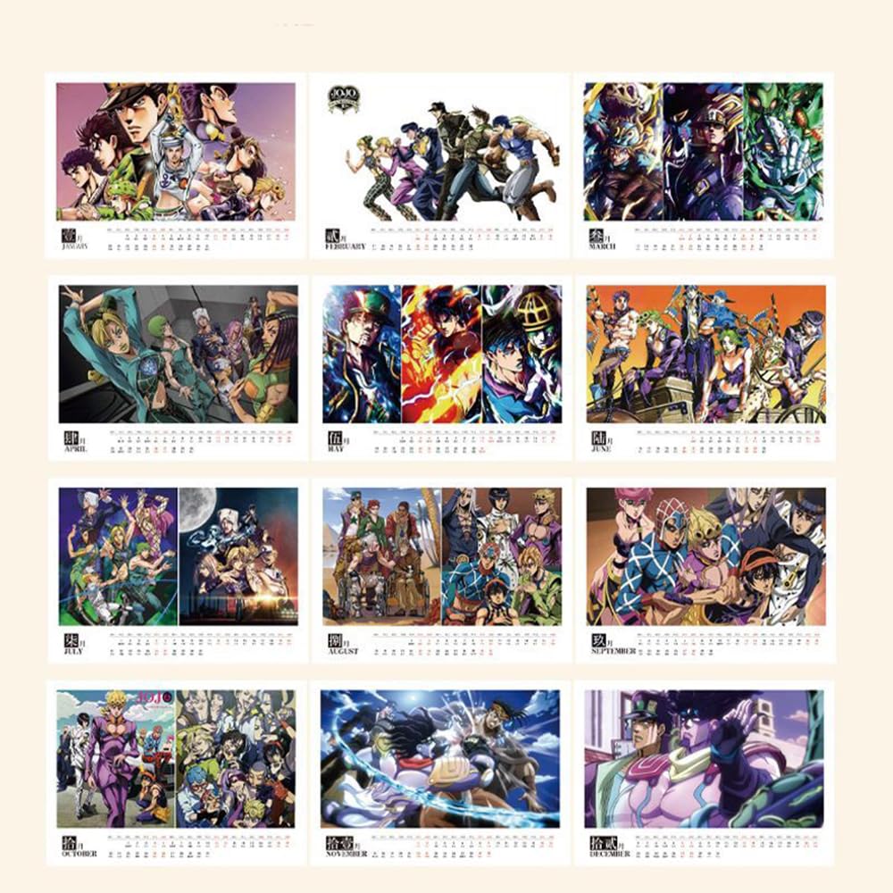 ジョジョ 6部 卓上カレンダー Amazon.co.jp: ジョジョの奇妙な冒険