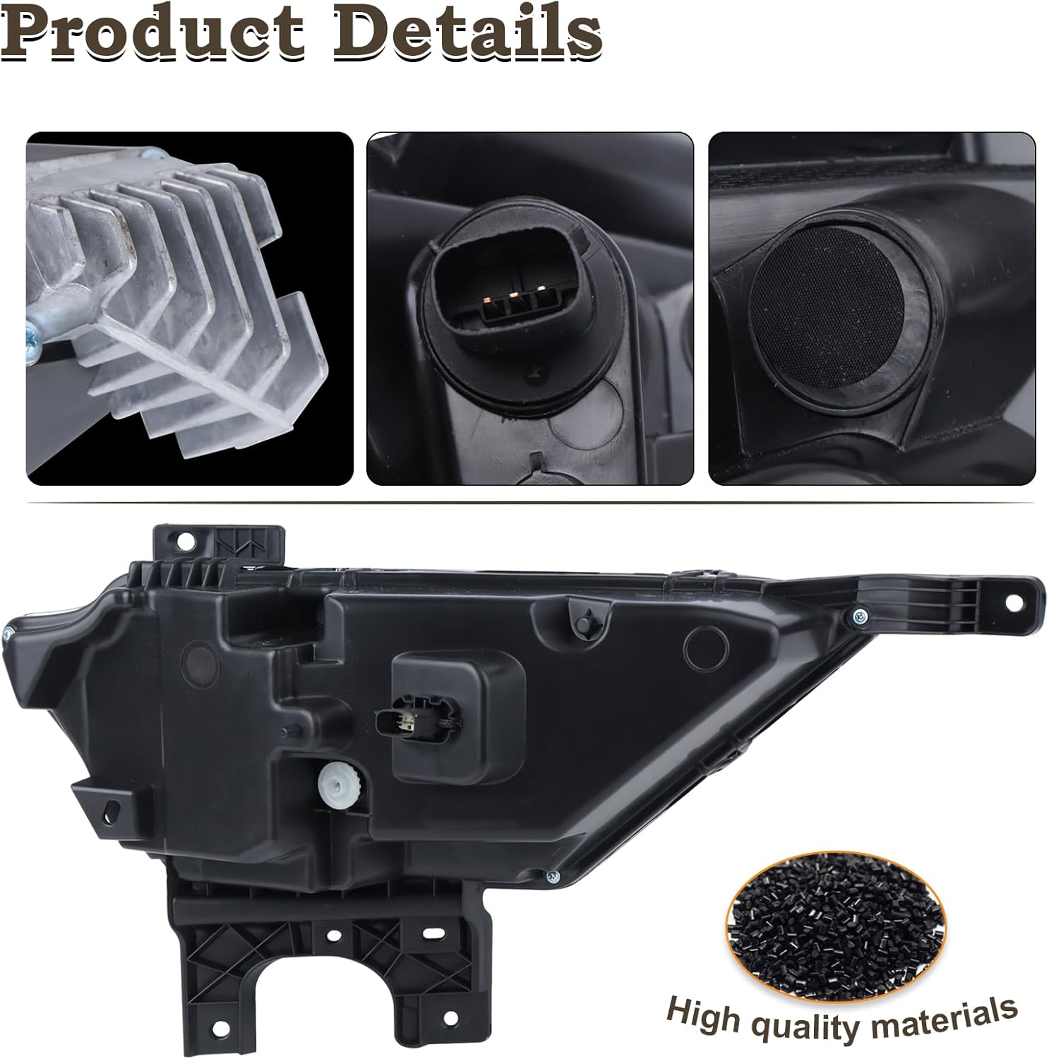 Left Driver Side LED Fog Light Compatible for 2021 2022 2023 Ford F150 F-150 Front Bumper Light W/Bulbs W/O Wiring Harness Driving Lamp Assembly LH FO2592259 19629200 ML3Z15201C